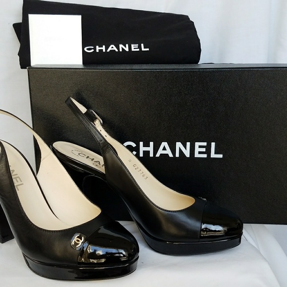 chanel slingback 37